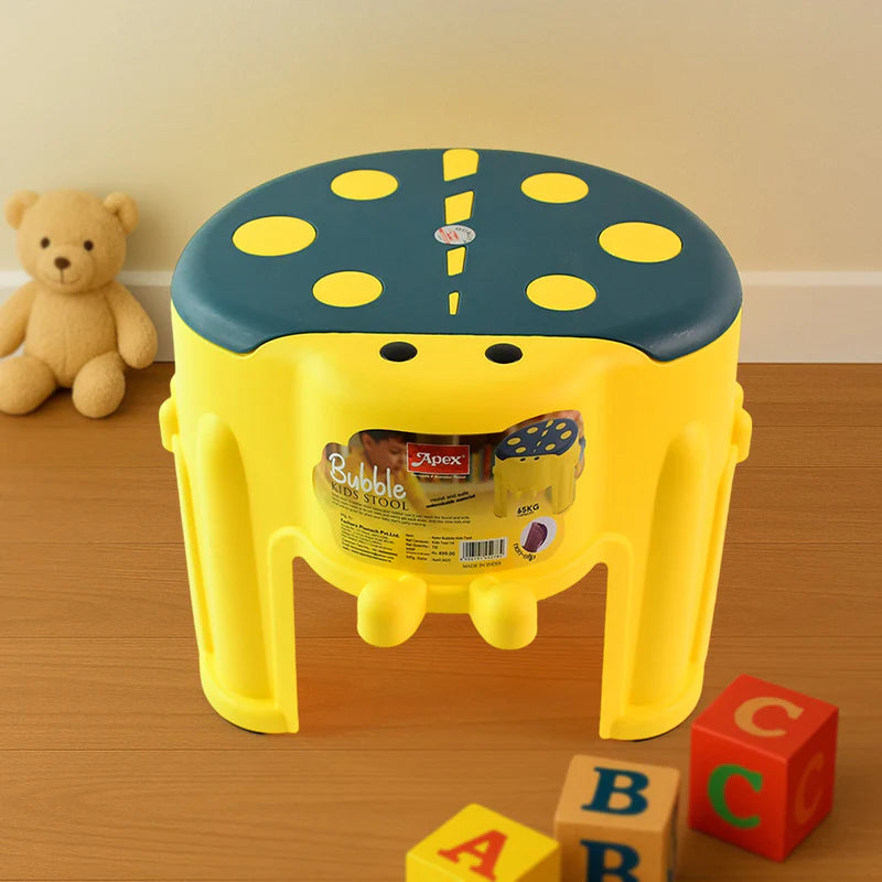 Apex Bubble Kids Stool | Durable Plastic Step Stool for Kids (1 Pc)