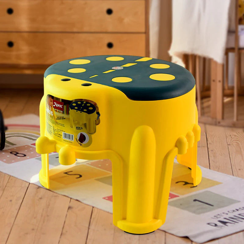 Apex Bubble Kids Stool | Durable Plastic Step Stool for Kids (1 Pc)