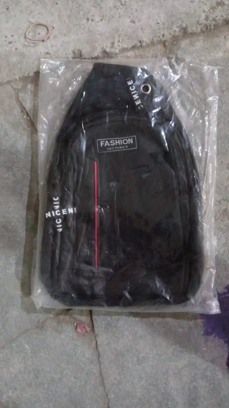 Waterproof Anti-Theft Crossbody Fanny Pack – (1 Pc, Black & Grey)