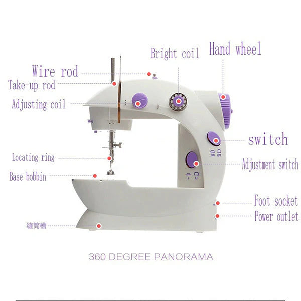 Portable Mini Hand Tailor Machine for Sewing Stitching